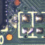 Traces de flux électronique et soudures amateures